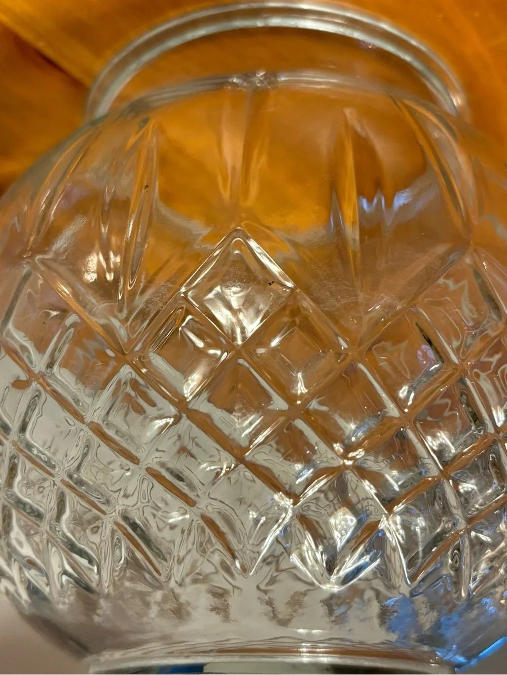 Home Interiors Round Glass Vase